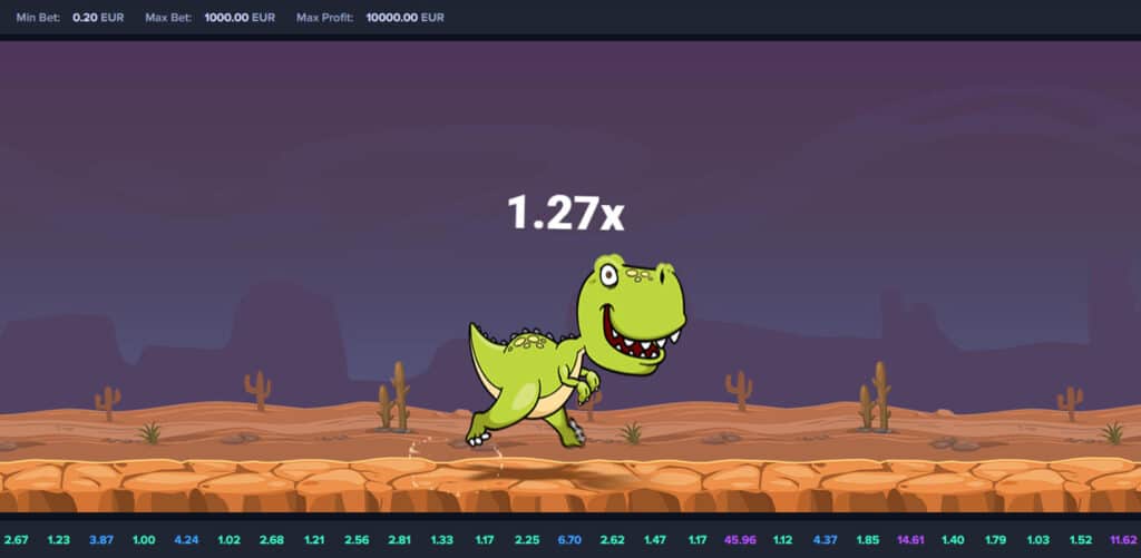 Freshbet minigames dino