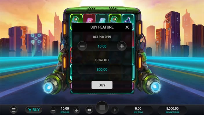 Galactic Racers Dream Drop slot bonus buy