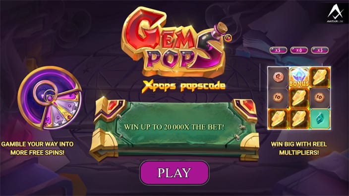 GemPops slot features