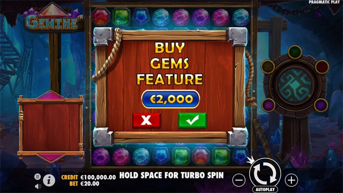 Gemine slot bonus buy