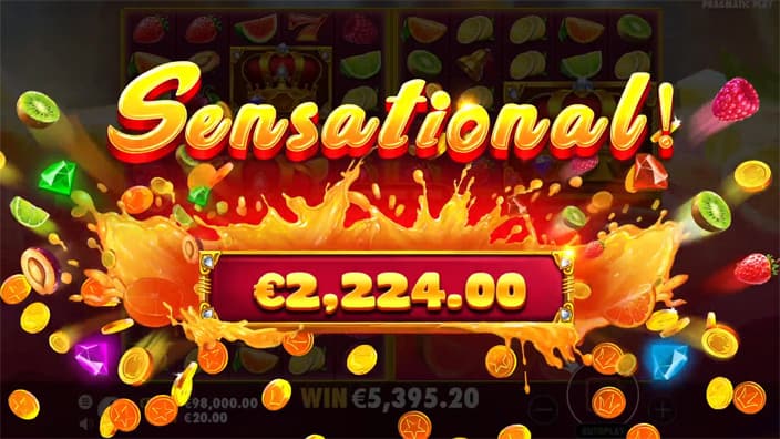 Juicy Fruits Multihold slot big win