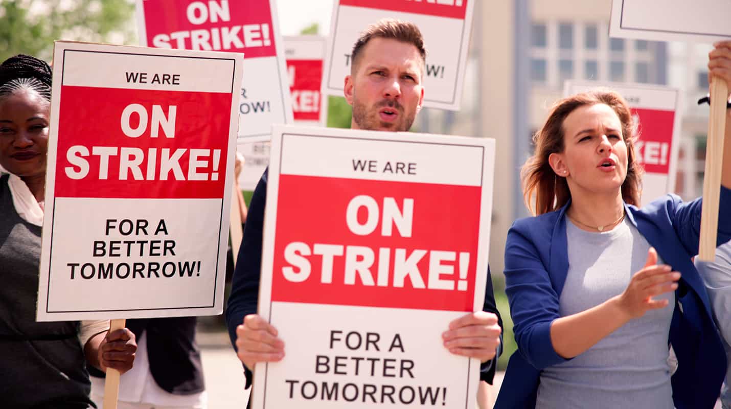 Las vegas casino worker on strike