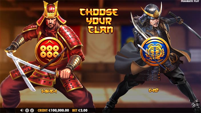 Rise of Samurai 4 slot feature choose your clan