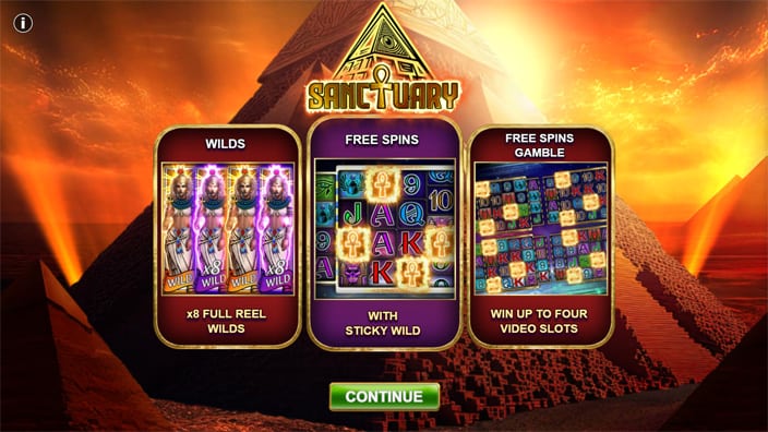 Sanctuary slot features