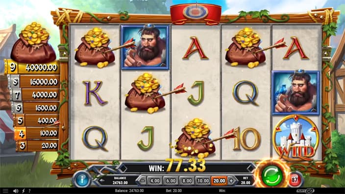 Sherwood Gold slot feature cash bad instant prizes