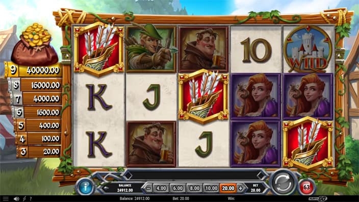 Sherwood Gold slot free spins