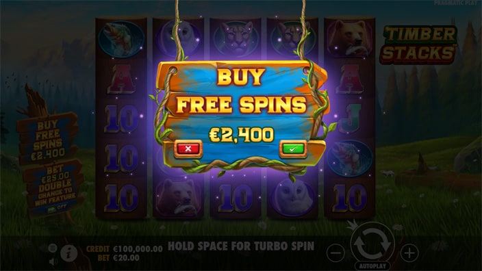 Timber Stacks slot bonus buy