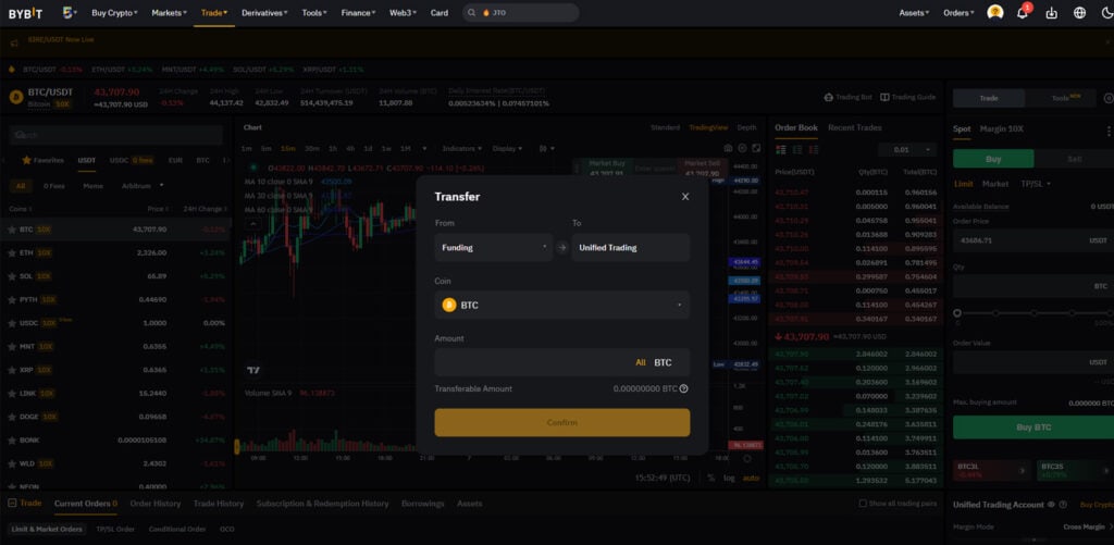 Bybit Transfer