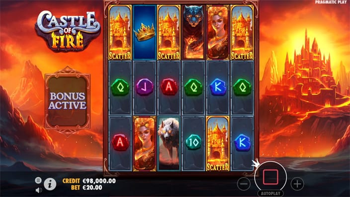 Castle of Fire slot free spins