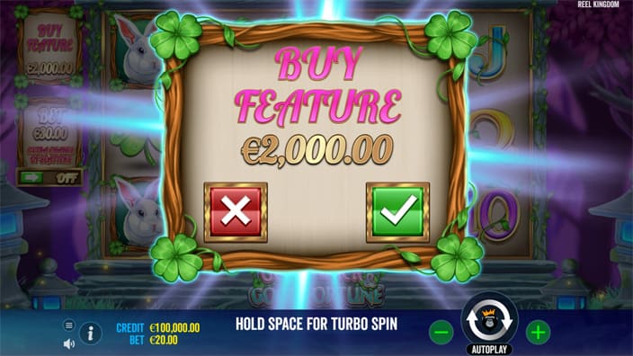 Good luck and Good Fortune slot bonus buy