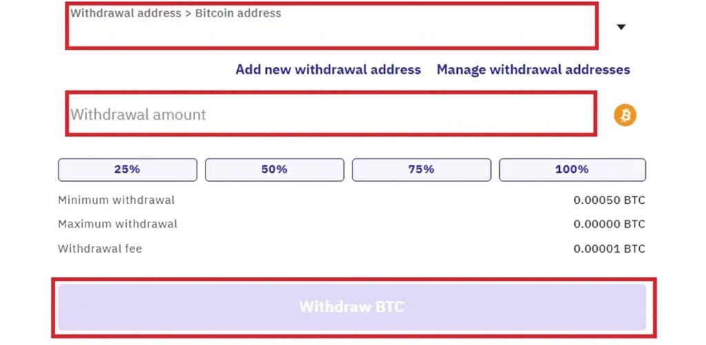 Kraken Withdraw