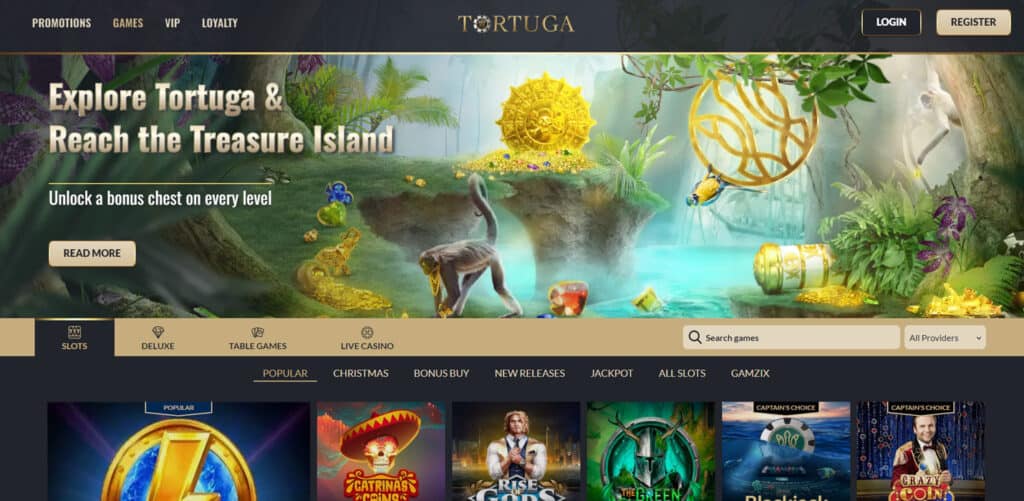 Tortuga casino slots