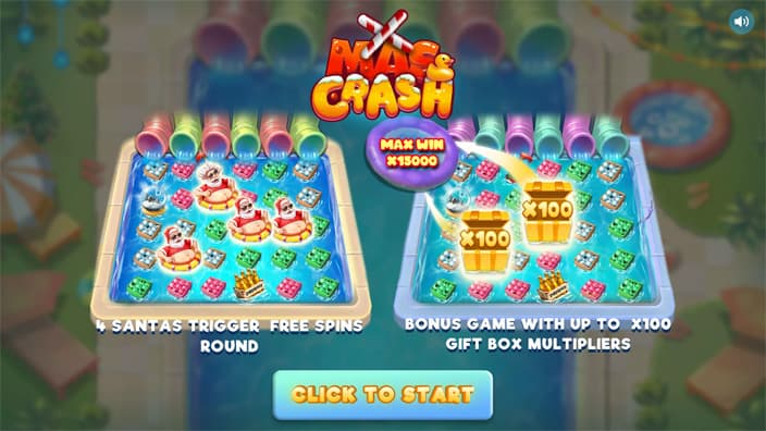 Xmas Crash slot features