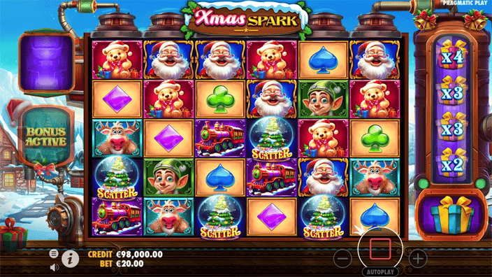 Xmas Spark slot free spins