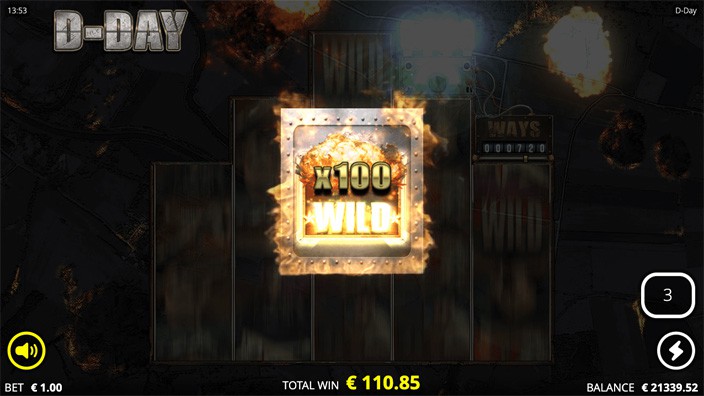 D Day slot feature Atomic Wild