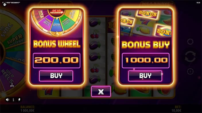 Fever Spin Megaways slot bonus buy