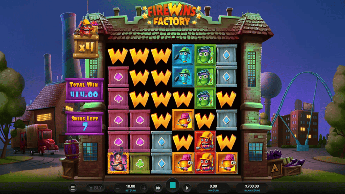 Firewins Factory slot feature wilds