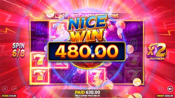 Gold Strike slot big win