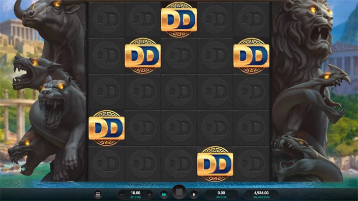 Hercules Unleashed Dream Drop slot feature dreamdrop