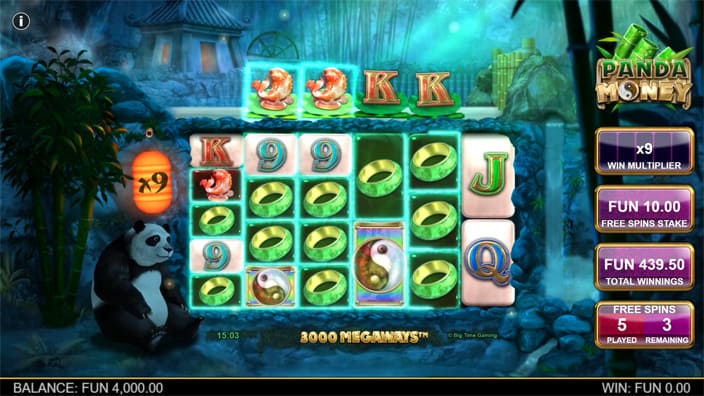 Panda Money slot big win