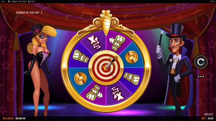 Rabbit in the Hat 2 slot free spins