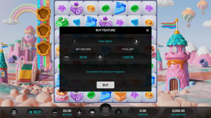 Sweetopia Royale slot bonus buy