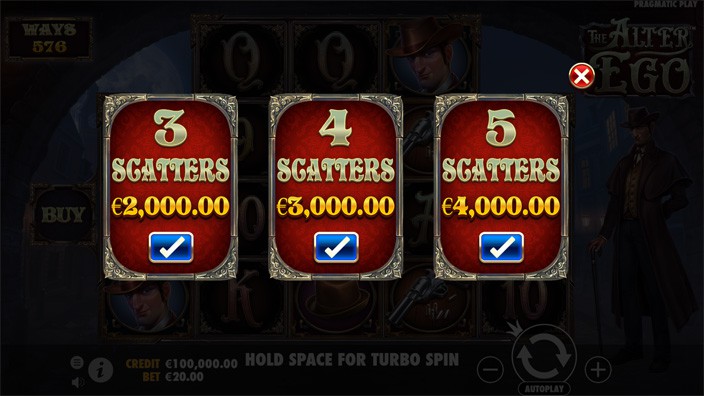 The Alter Ego slot bonus buy