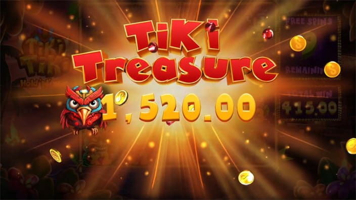 Tiki Tiki Hold n Win slot big win