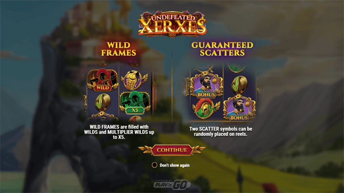 Undefeated Xerxes slot features