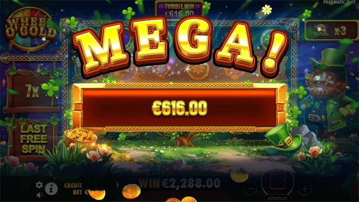 Wheel OGold slot big win