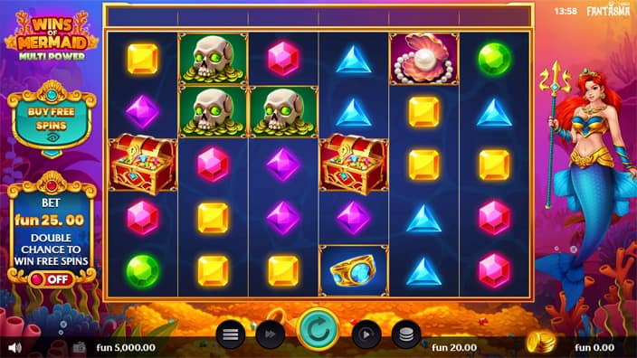 Wins of Mermaid MultiPower slot