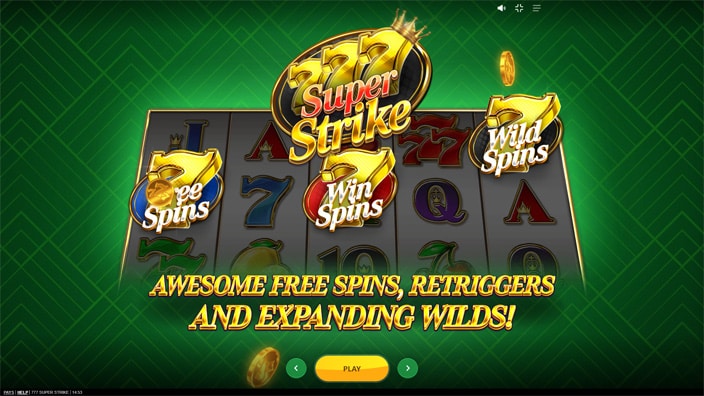 777 Super Strike slot features