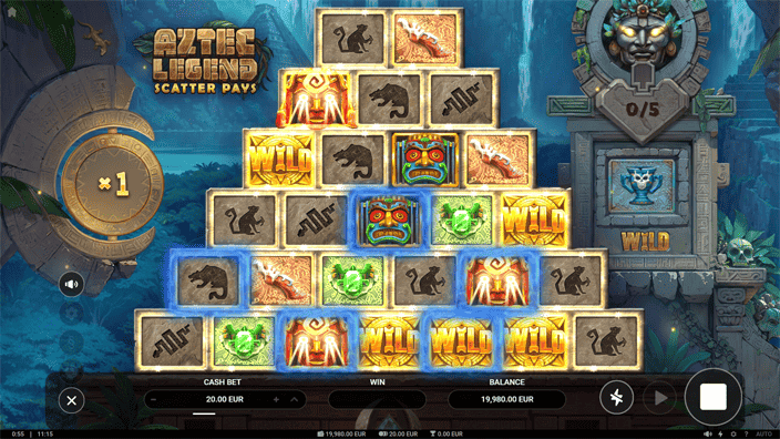 Aztec Legend slot feature wild