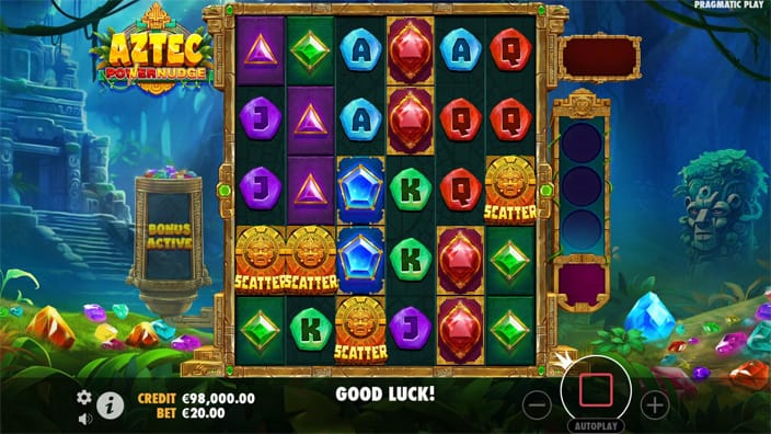 Aztec Powernudge slot free spins