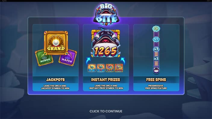 Big Bite slot features