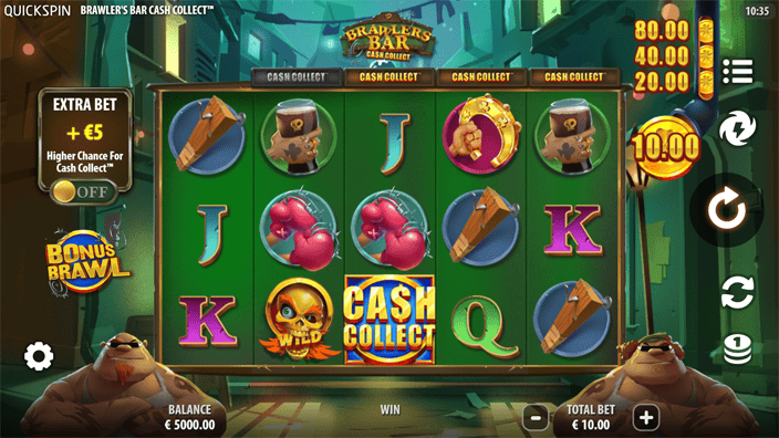 Brawlers Bar Cash Collect slot