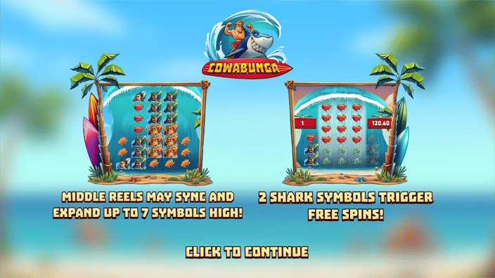 Cowabunga slot features