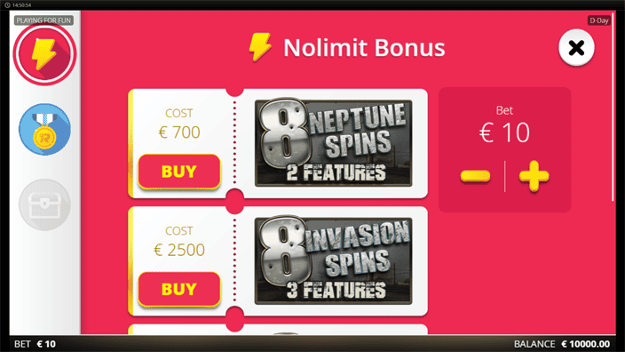 D Day slot bonus buy