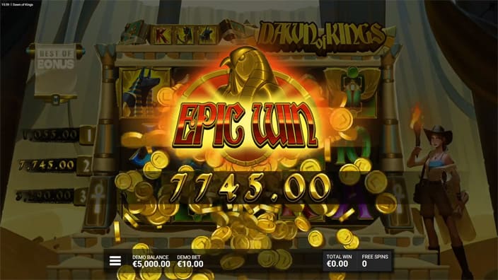 Dawn of Kings slot big win