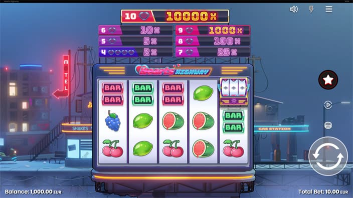 Hearts Highway slot