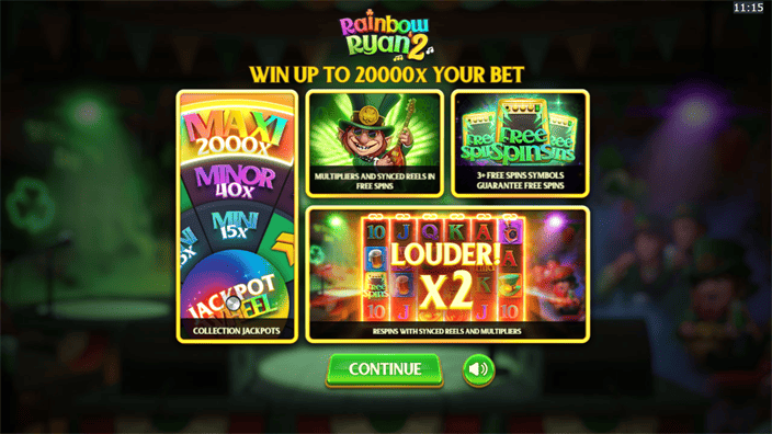 Rainbow Ryan 2 slot features