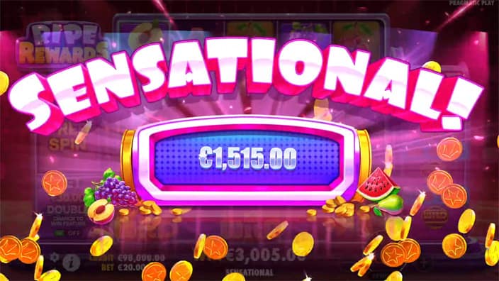 Ripe Rewards slot big win