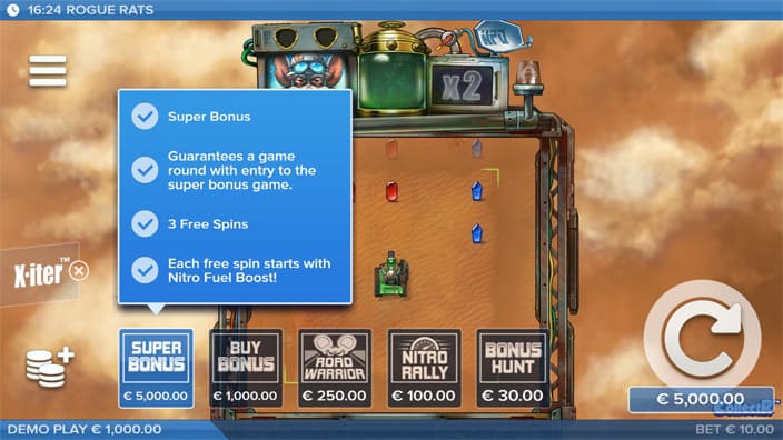 Rogue Rats of Nitropolis slot bonus buy