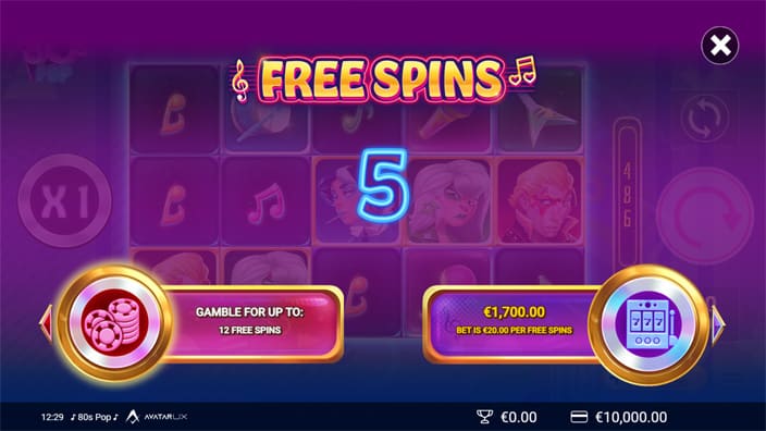 80sPop slot bonus buy