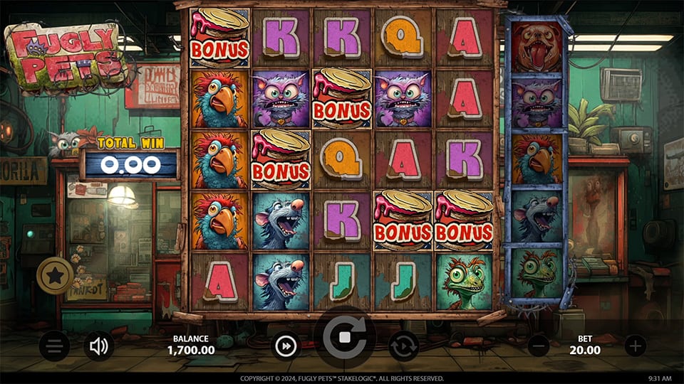 Fugly Pets slot free spins