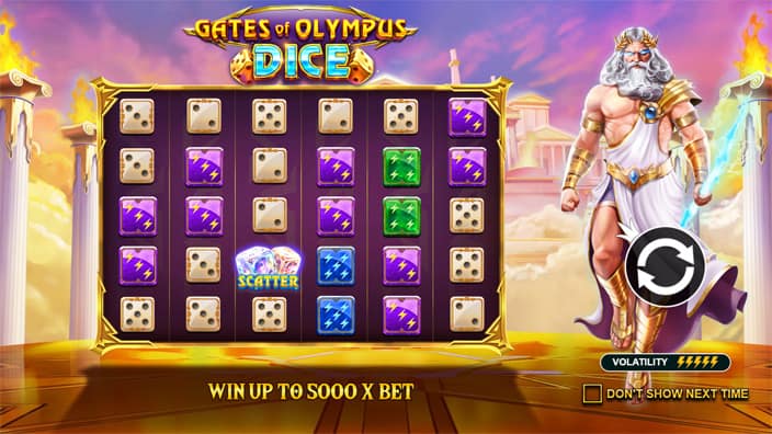 Gates of Olympus Dice slot features