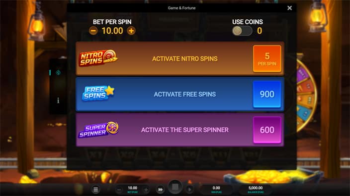 Gold Rush Frenzy Megaways slot bonus buy