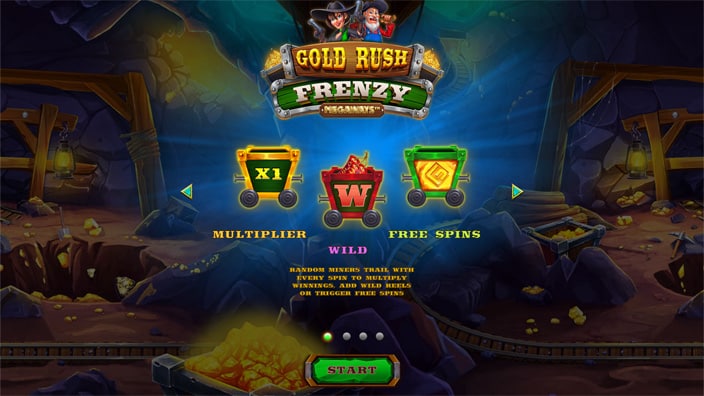 Gold Rush Frenzy Megaways slot features