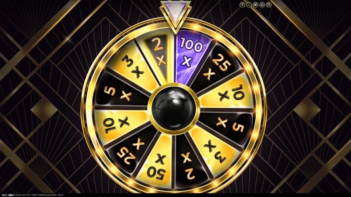 Good Old 7s slot bonus wheel