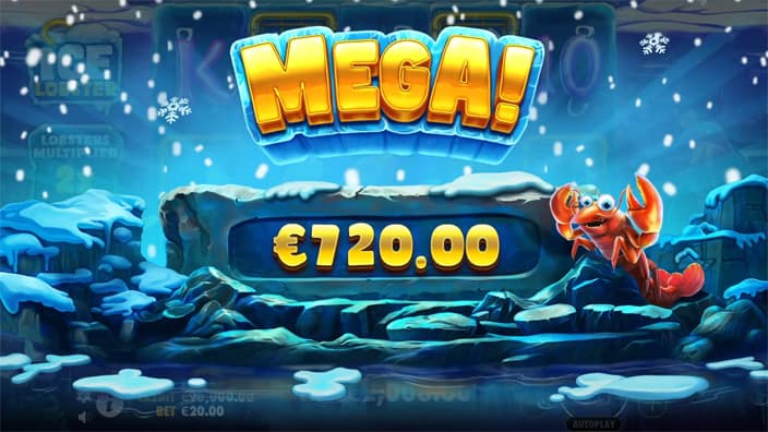 Ice Lobster slot big win